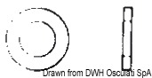 Rond.piane larga 6X24 AISI 304 ROND6X24